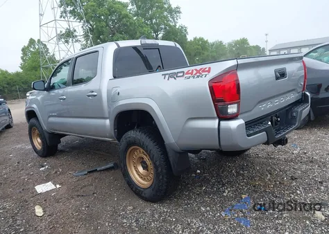 2018 Toyota Tacoma Dbl Cab/Sr/Trdspt/Or/Pro из США, поврежденный, VIN 5TFCZ5AN6JX147488